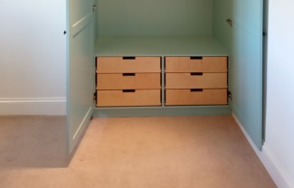 built in wardrobe storage